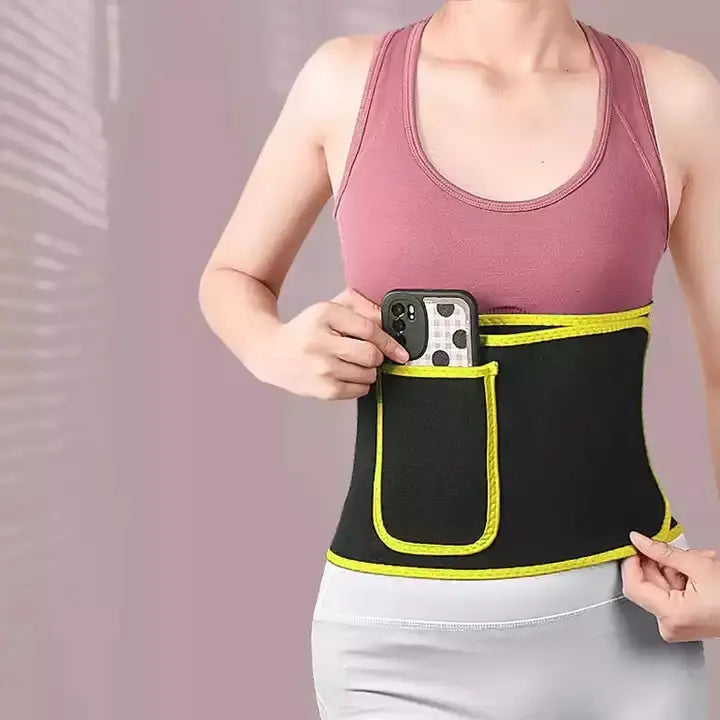 Waist Sports Sweat Belt Body Sculpting Running Yoga