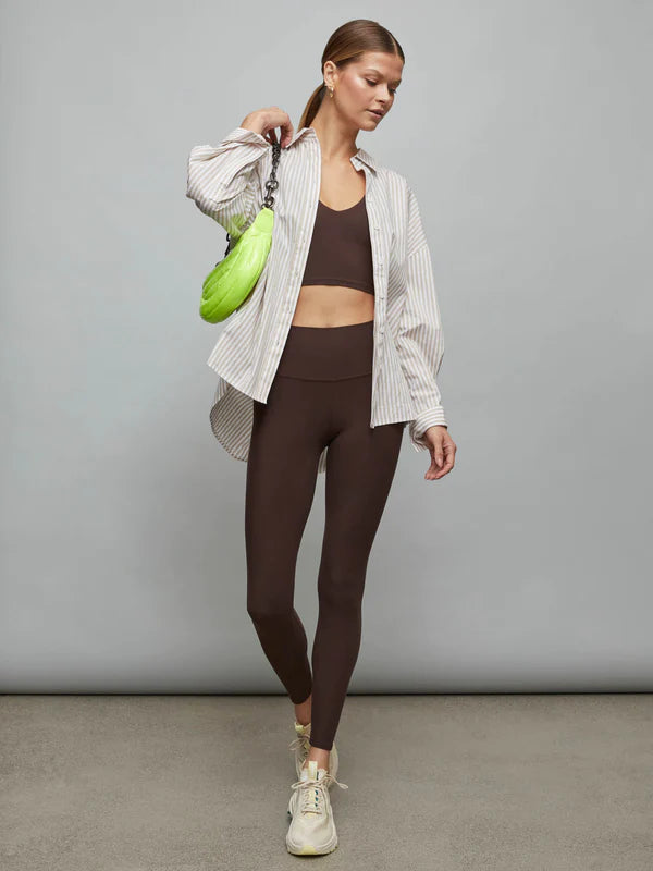 CARBON 38 V-Neck Longline Bra in Melt