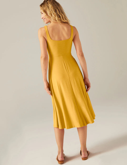 Beyond Yoga Featherweight At The Ready Square Neck Dress