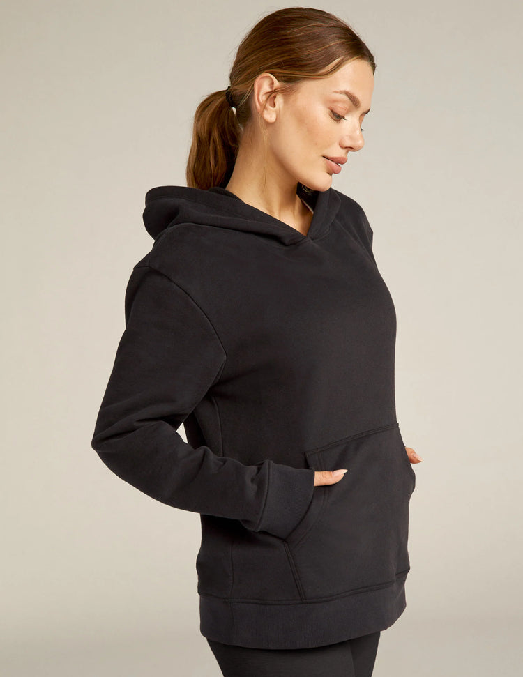 Men Beyond Yoga Black Everybody Hoodie