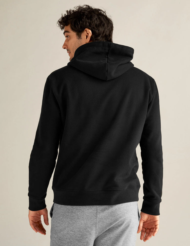 Men Beyond Yoga Black Everybody Hoodie