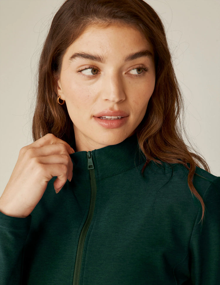 Beyond Yoga Spacedye On The Go Mock Neck Jacket