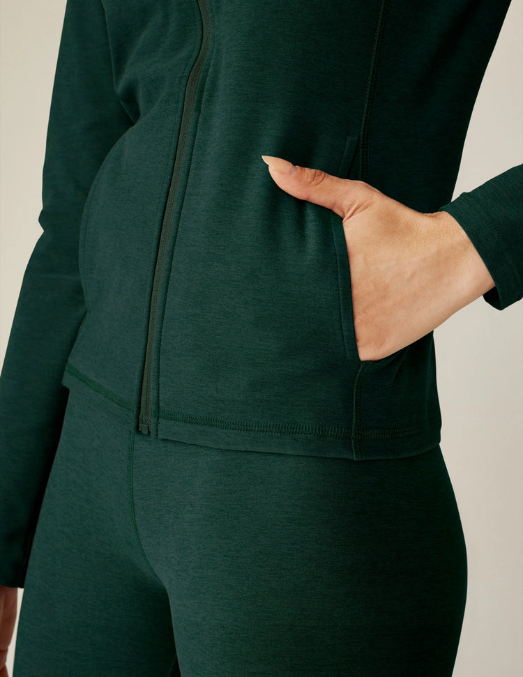 Beyond Yoga Spacedye On The Go Mock Neck Jacket