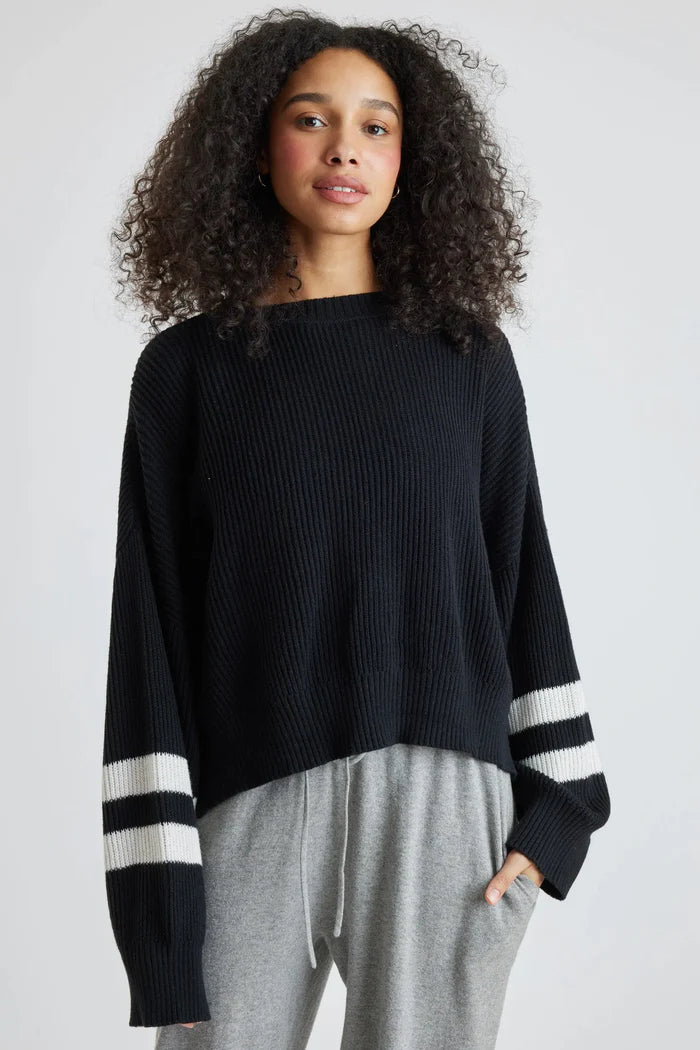 YEAR OF OURS VARSITY STRIPED SWEATER