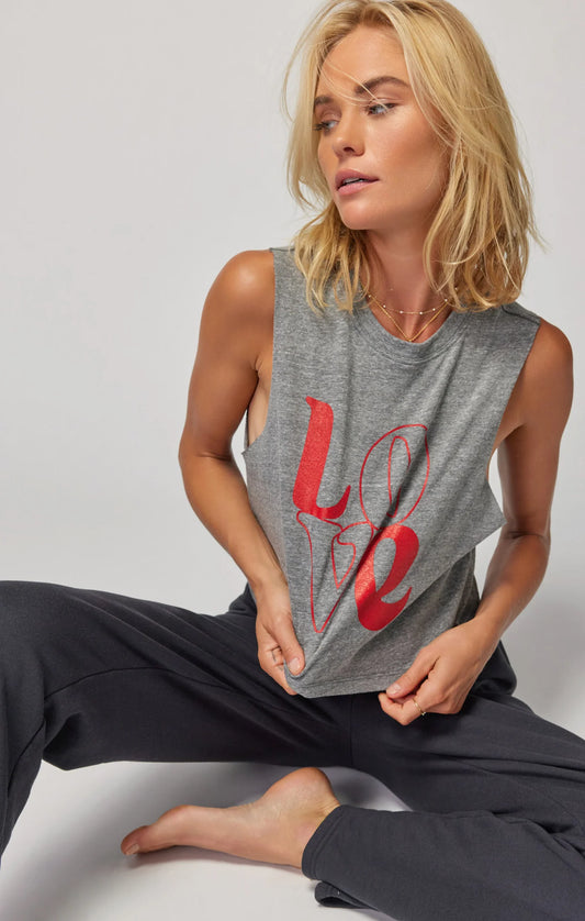 Spiritual Gangster love callie crop tank