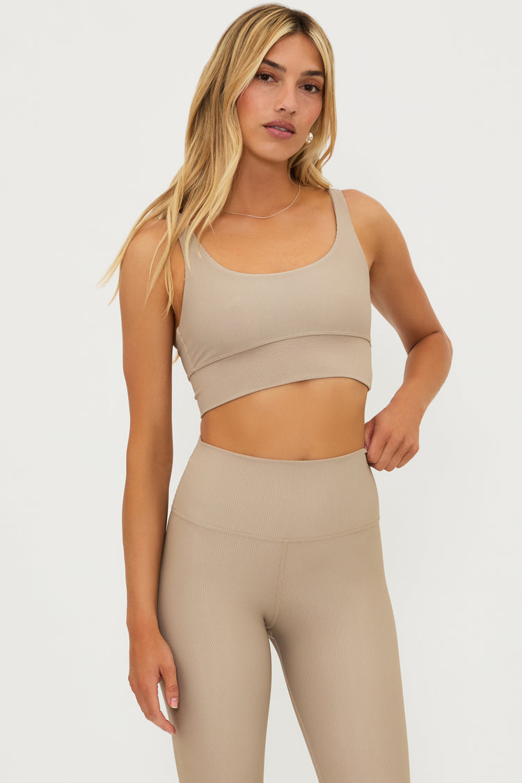 Beach Riot Leah Top Tan