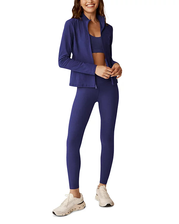 Women's Beyond Yoga Spacedye On the Go Mock Neck Jacket