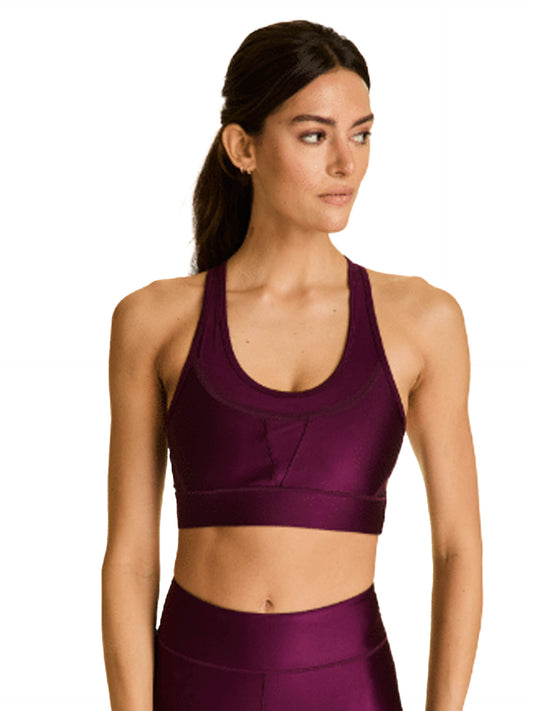 Alala Surf Bra Wine