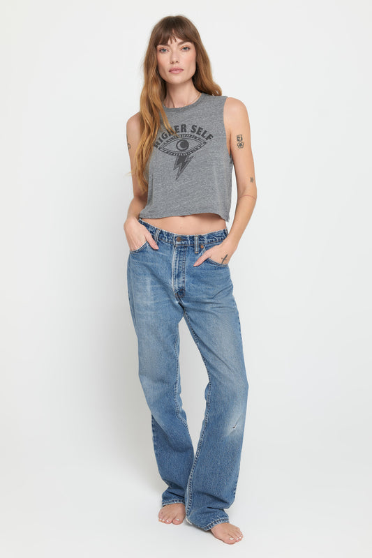 Spiritual Gangster Elevated Eye Callie Crop Tank